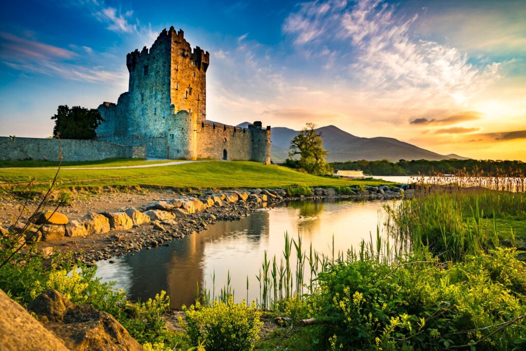 Ross Castle on Lough Leane, Killarney National Park