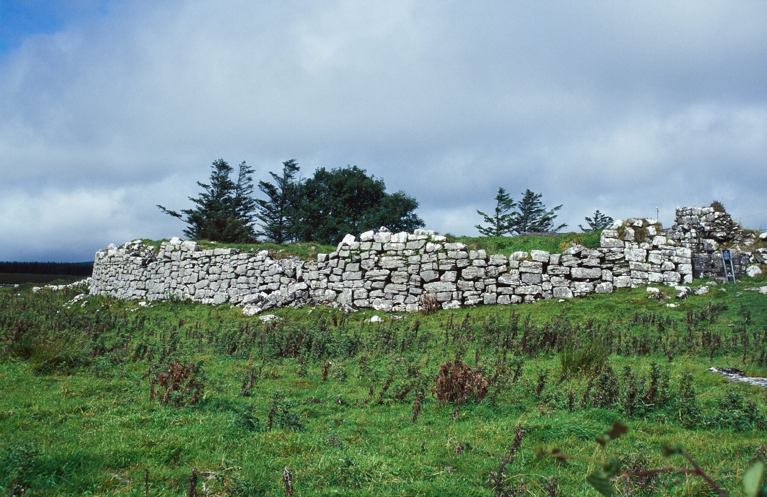 Cahermacnaghten ring fort in the Burren, County Clare &mdash; site of the ancient O'Davoren Brehon Law School