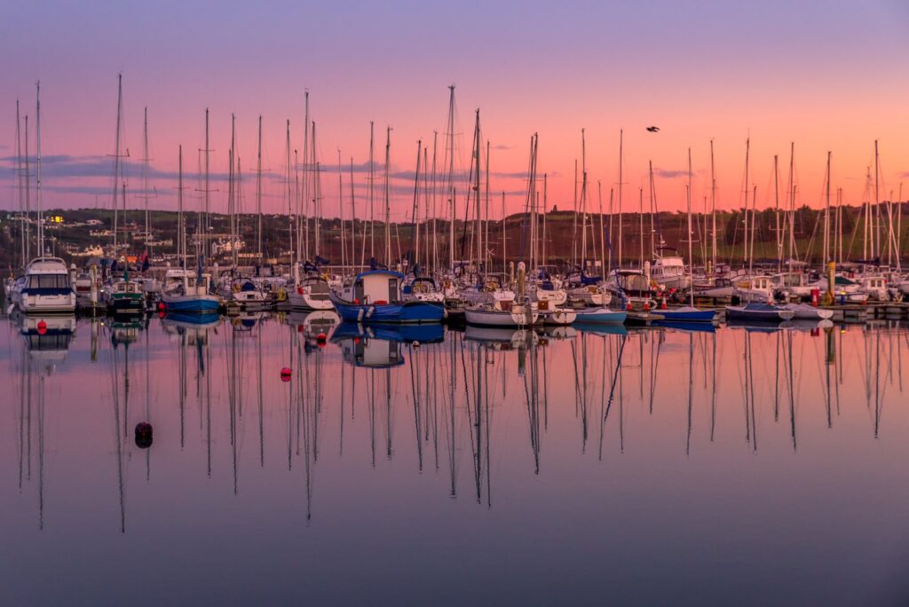 Boats in the marina at Kinsale, County Cork