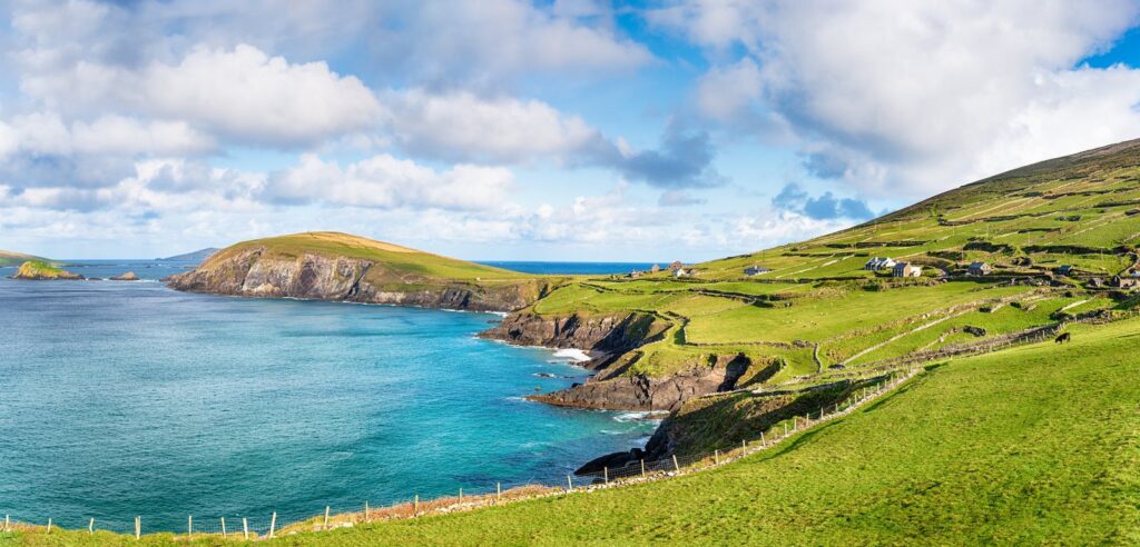 The view from the Slea Head Drive on the Dingle Peninsula