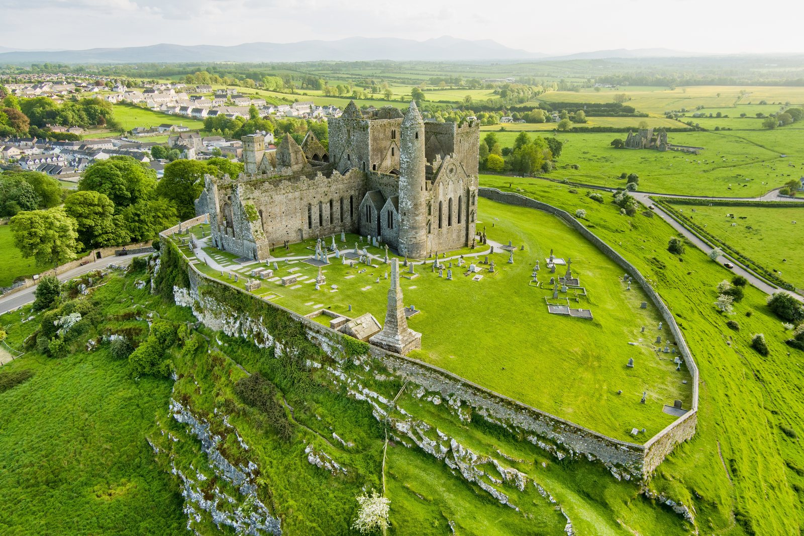 The Rock of Cashel in evening light, County Tipperary