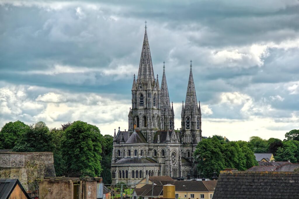 The spires of St Fin Barre's Cathedral, Cork
