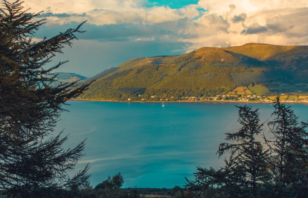 Carlingford Lough on the border between Louth and Down