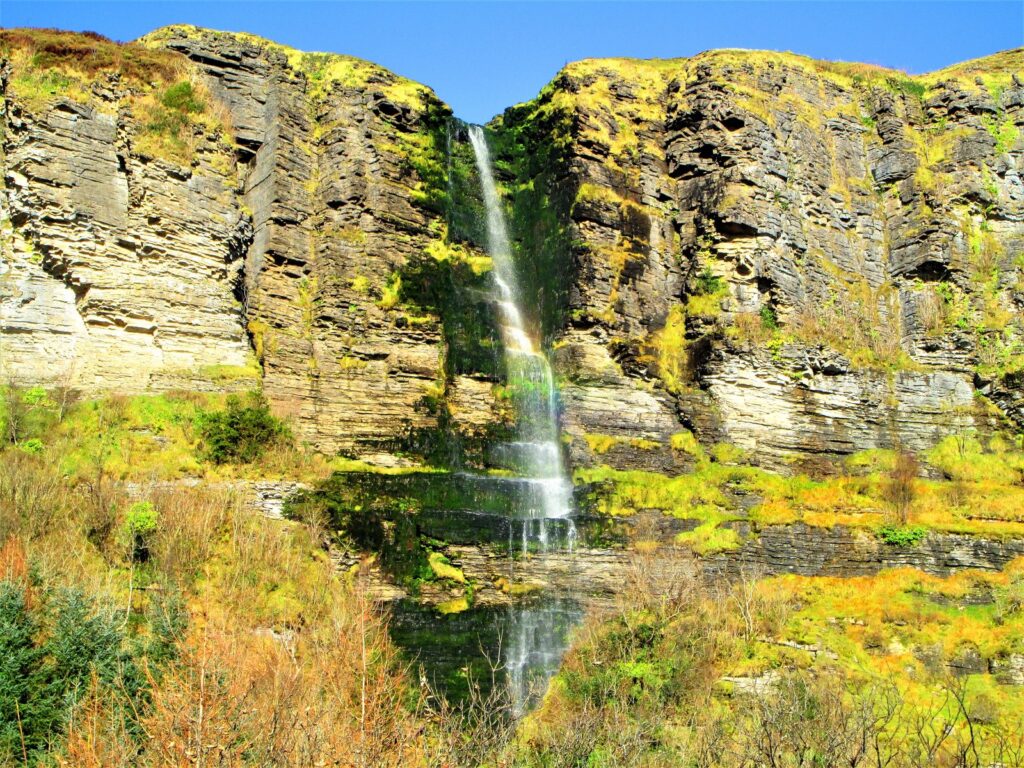 The Devil's Chimney waterfall, County Sligo
