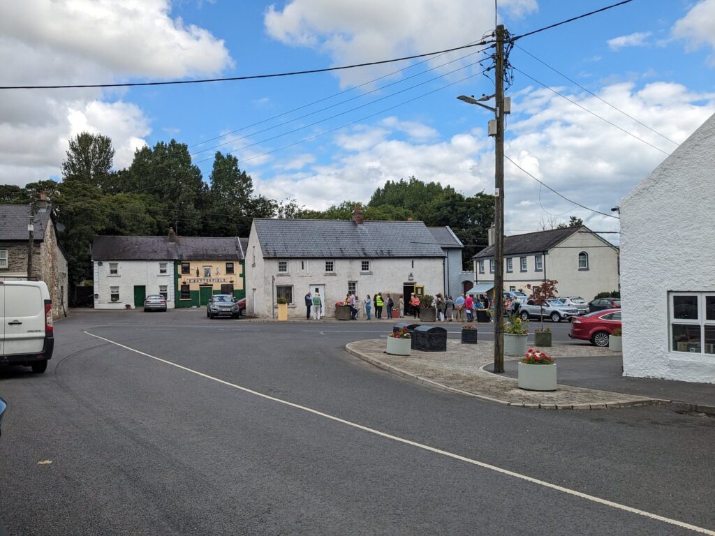 The village square in Ballitore, County Kildare