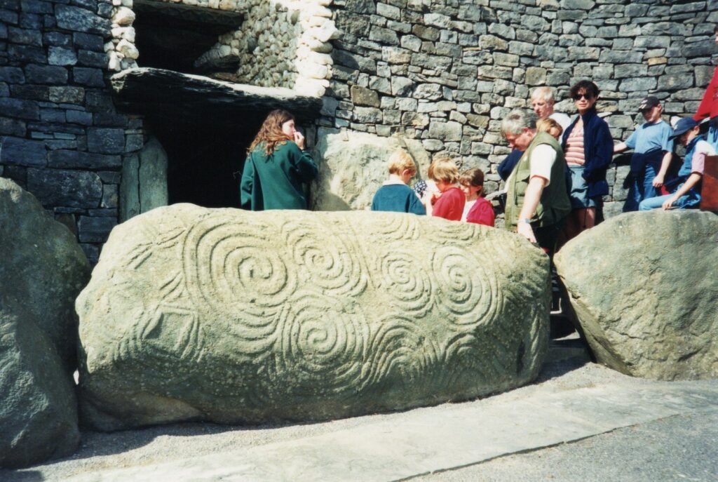 The entrance to Newgrange, County Meath