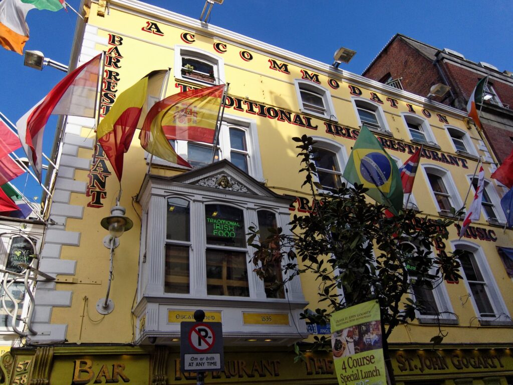 Oliver St. John Gogarty's pub in Temple Bar, Dublin