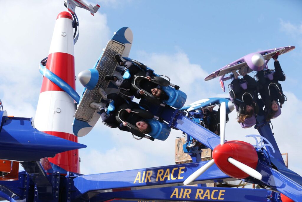 The Air Race ride at the park when it was still called Tayto Park