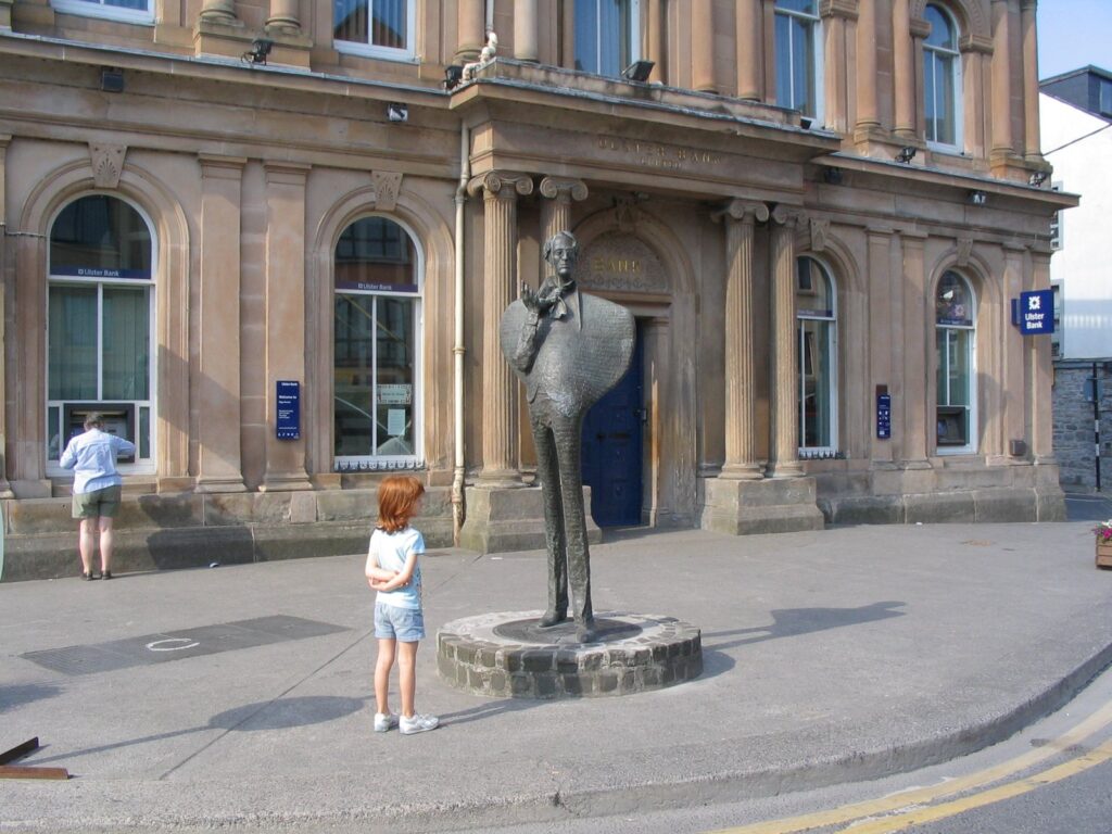The W.B. Yeats statue in Sligo town