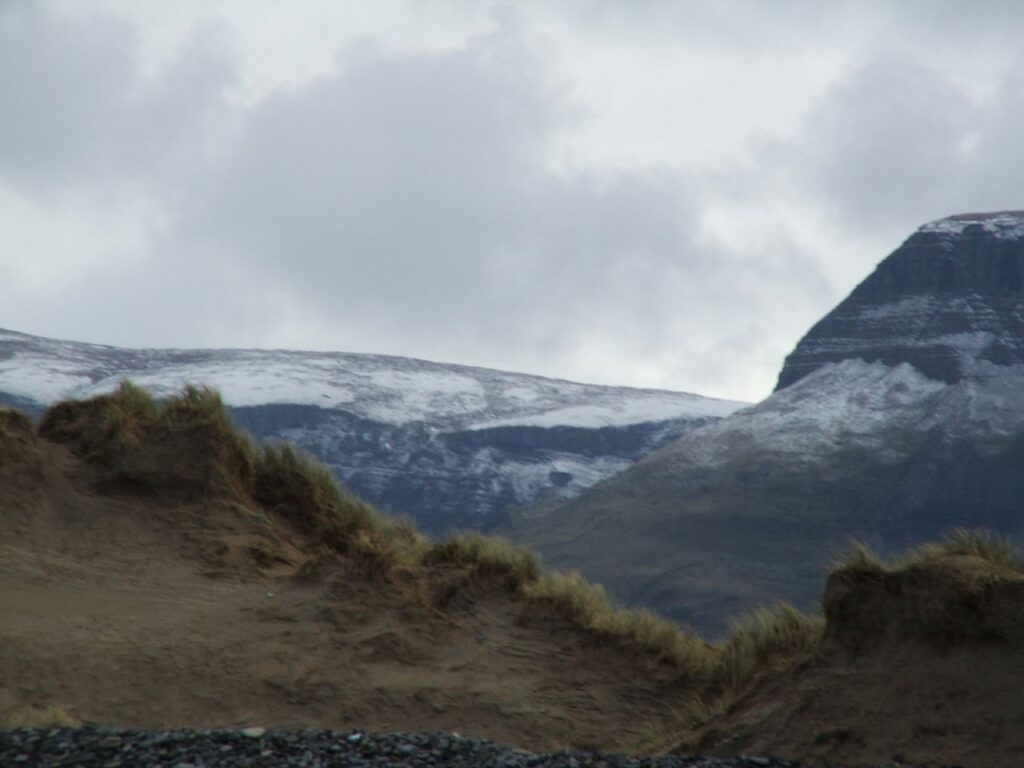 Benbulben from Streedagh Beach near Grange, County Sligo