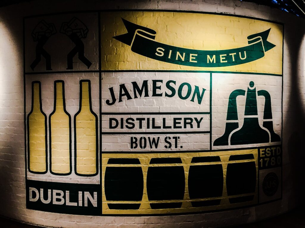 The old Jameson Distillery on Bow Street, Dublin