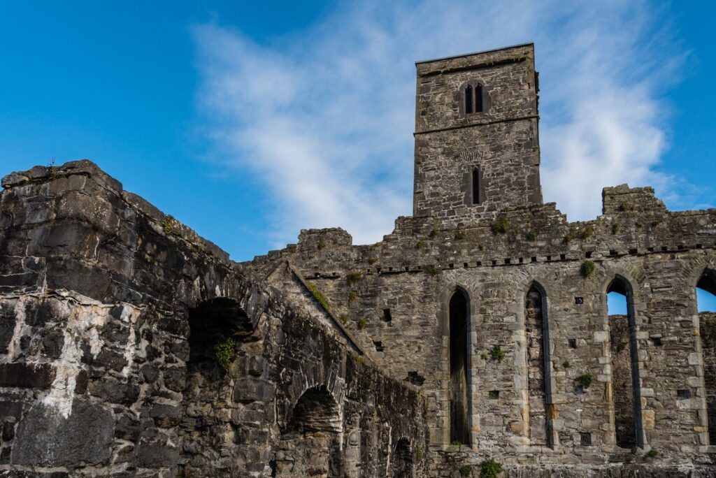 Sligo Abbey, the ruined Dominican friary in Sligo town