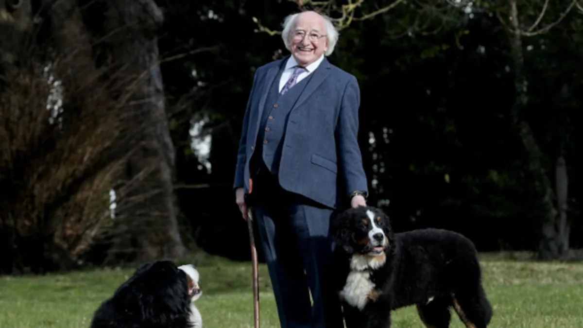 When The President Of Ireland's Dog Stole The Show.