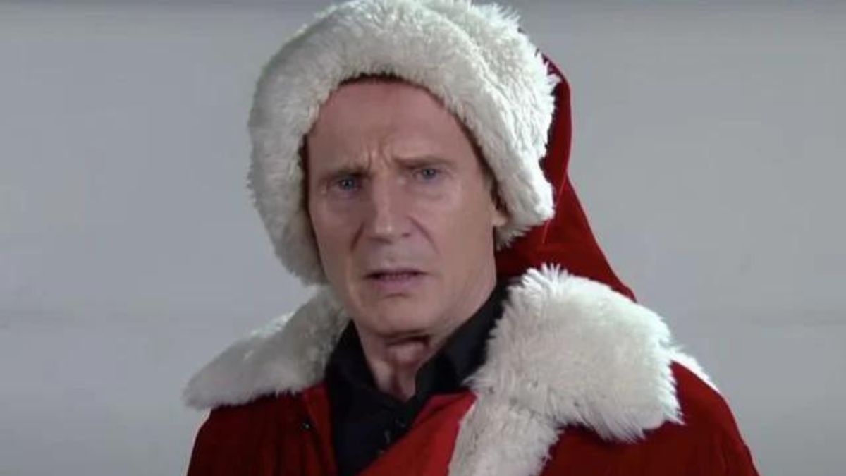 Watch: - Liam Neeson Auditions For Santa Claus