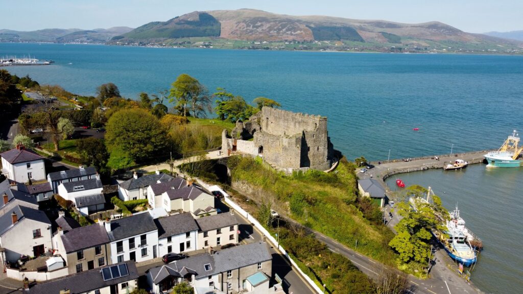 King John's Castle above Carlingford harbour, County Louth