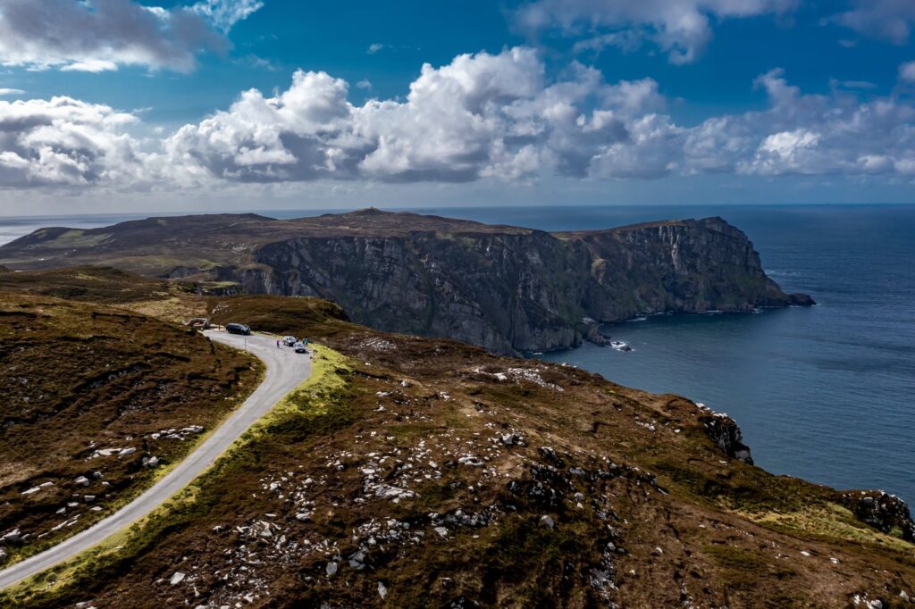 The road to Horn Head near Dunfanaghy, County Donegal