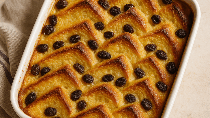 Traditional Irish Bread and Butter Pudding