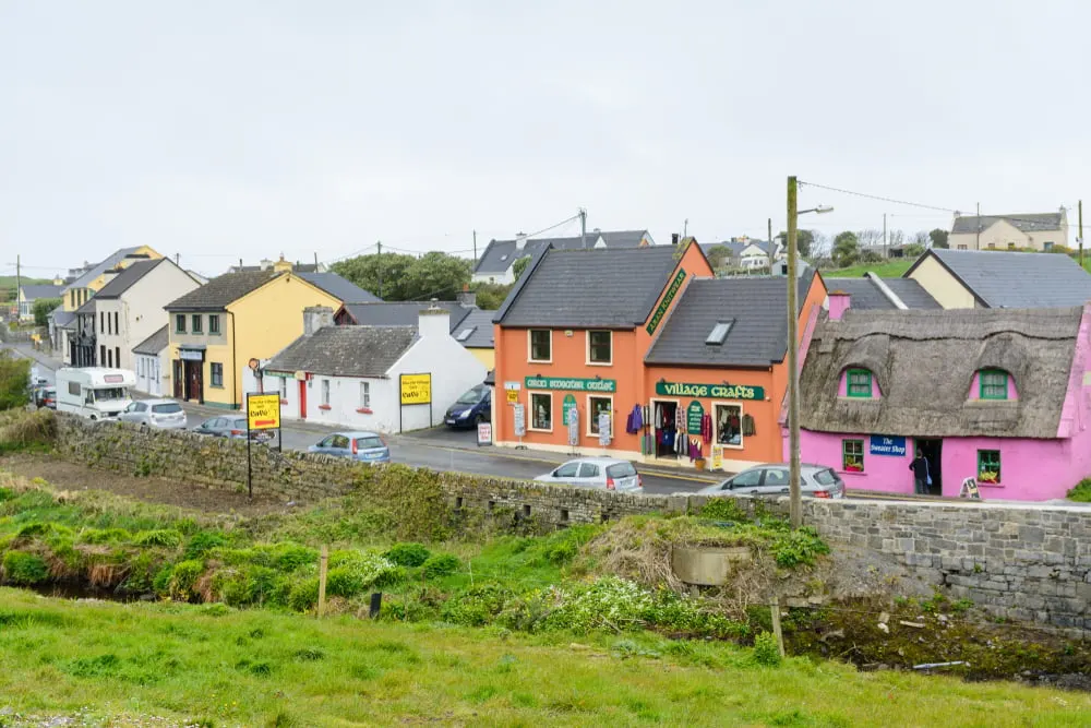 DOOLIN, IRELAND. 4th April 2017: Doolin irish town
