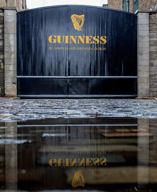 Dublin city gate on a 3 day Ireland itinerary from USA