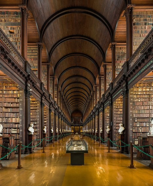 The Long Room at Trinity College Dublin
