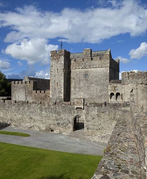 Cahir Castle on the banks of the River Suir in County Tipperary, Ireland