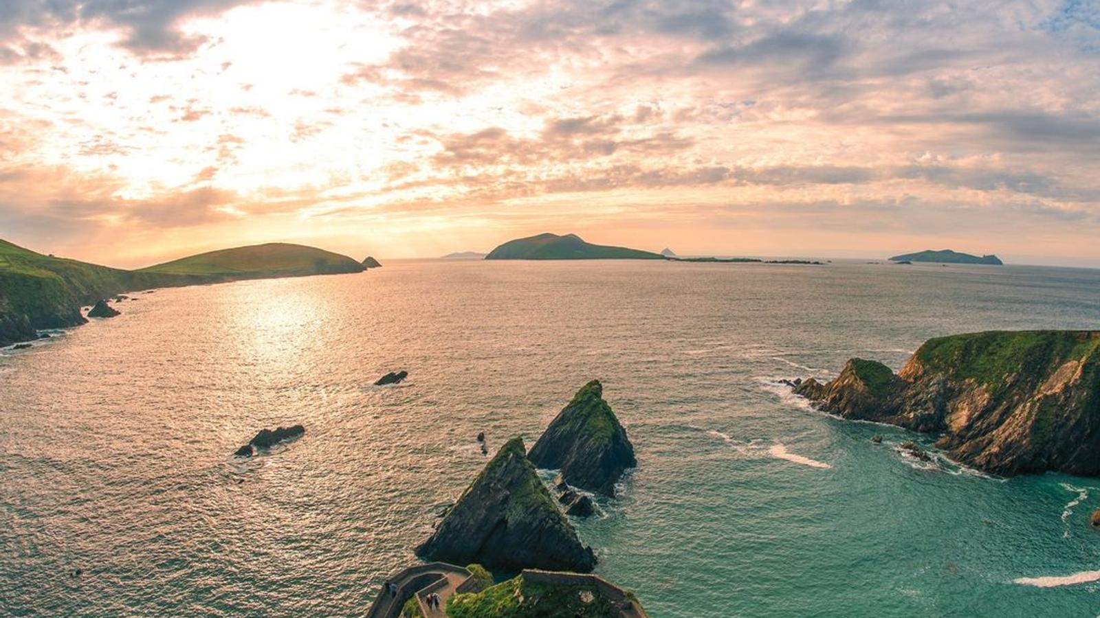 Dunquin Harbour County Kerry, departure point for the Great Blasket Island ferry