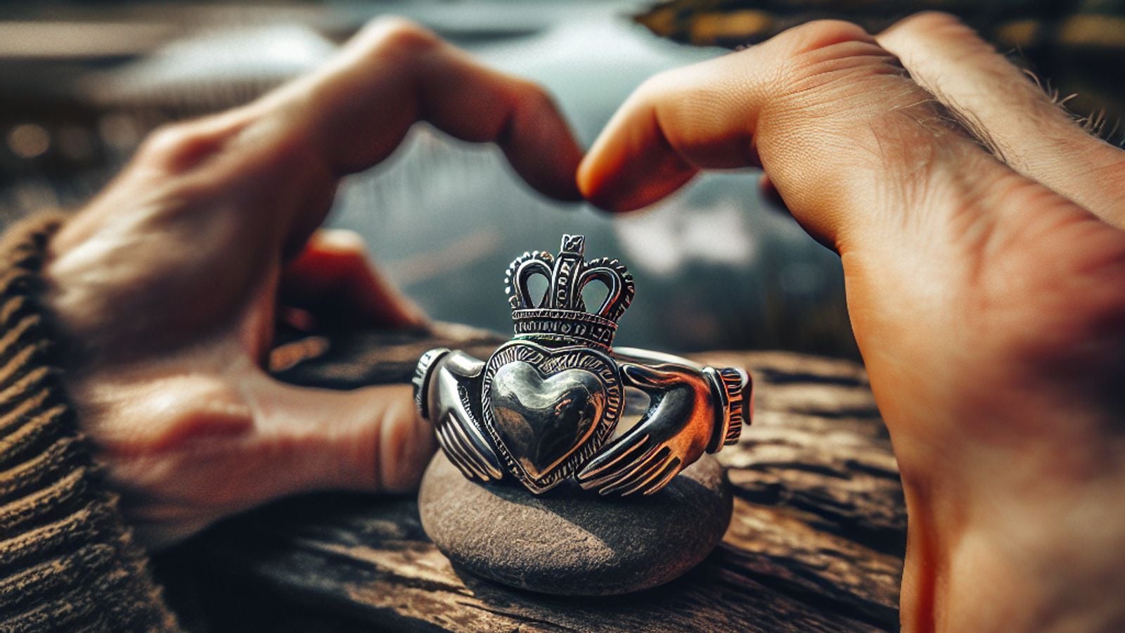 A Claddagh ring, Ireland's iconic symbol of love, loyalty and friendship