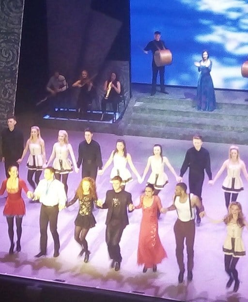 Riverdance cast performing on stage at the Gaiety Theatre Dublin &mdash; Irelands most iconic Irish dance show