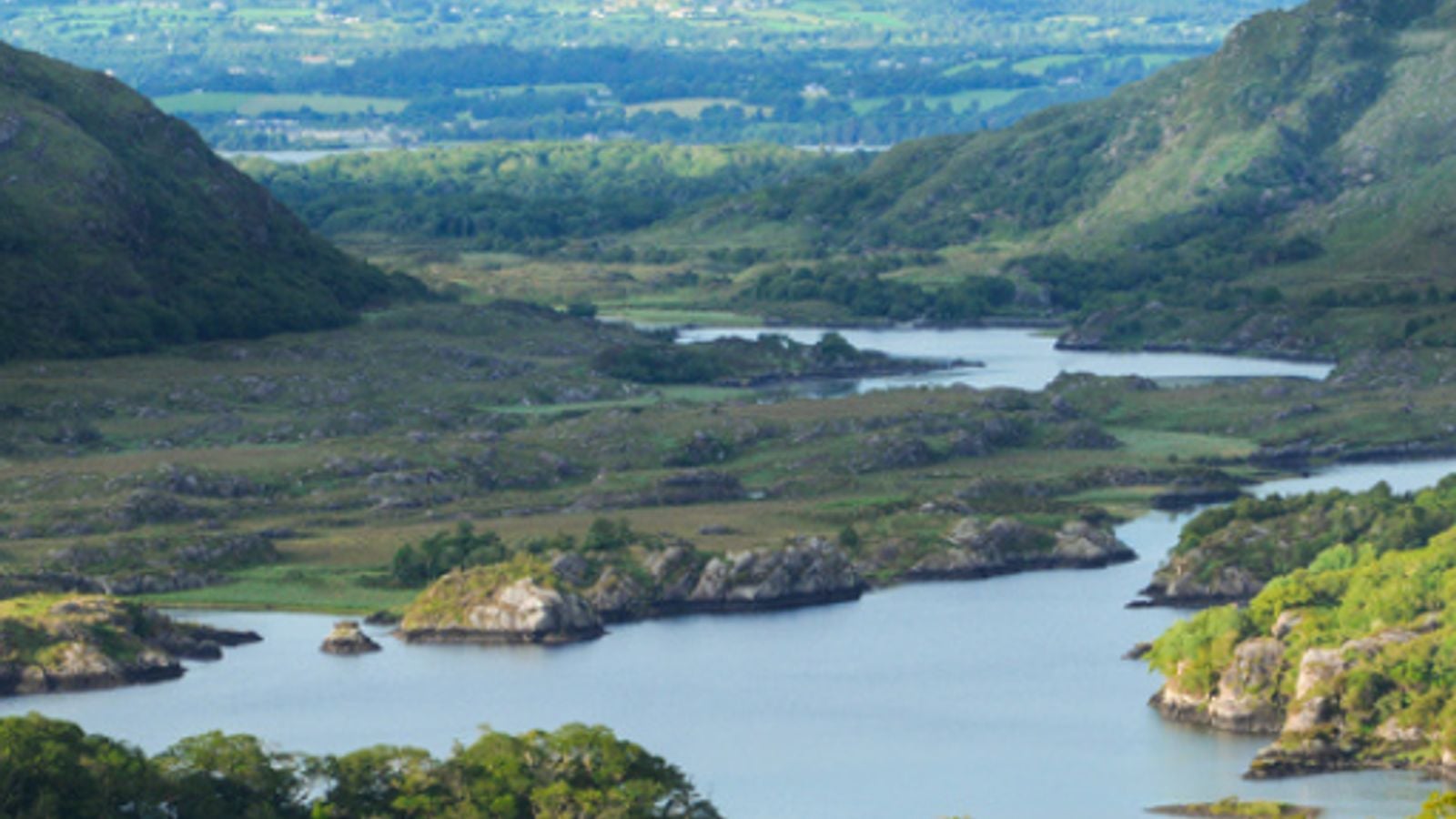 Rugged Atlantic coastline along the Ring of Kerry, Ireland