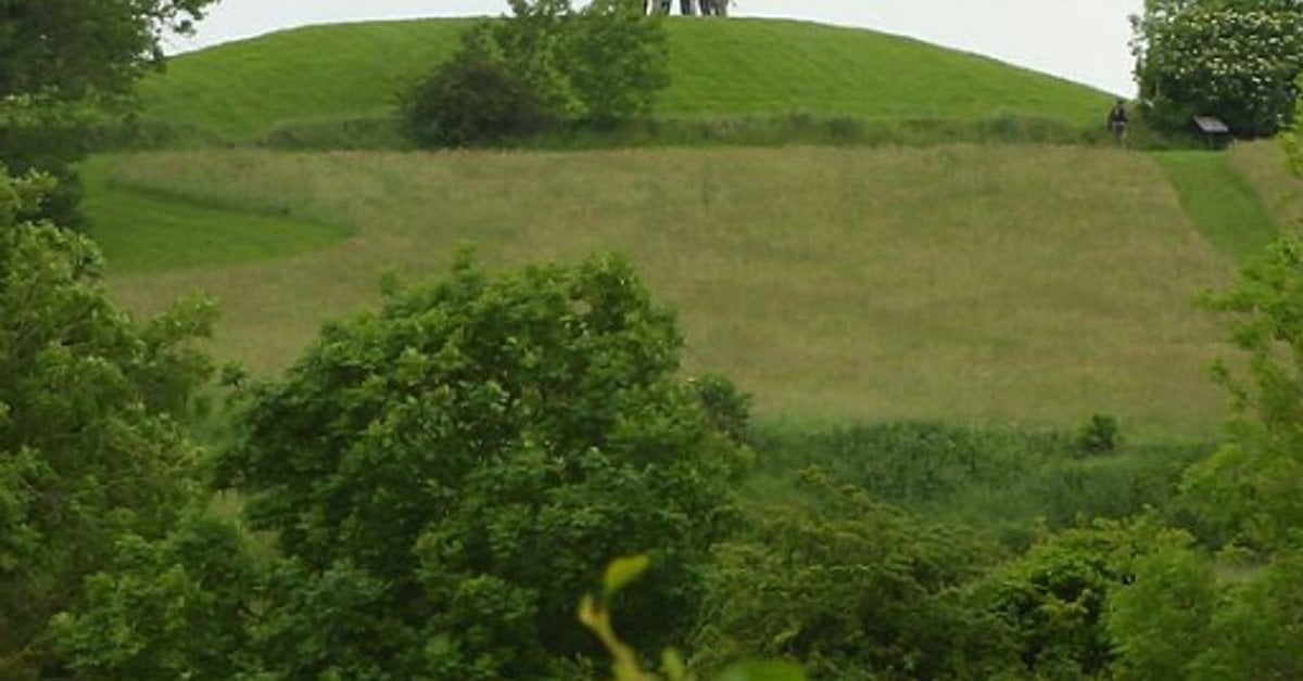 The rolling green hills and ancient landscape of Northern Ireland, representative of the Sperrin Mountains region in County Tyrone