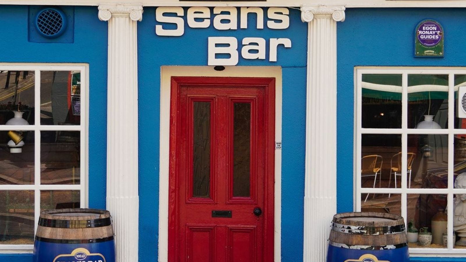 The interior of Sean's Bar in Athlone, said to be the oldest pub in Ireland