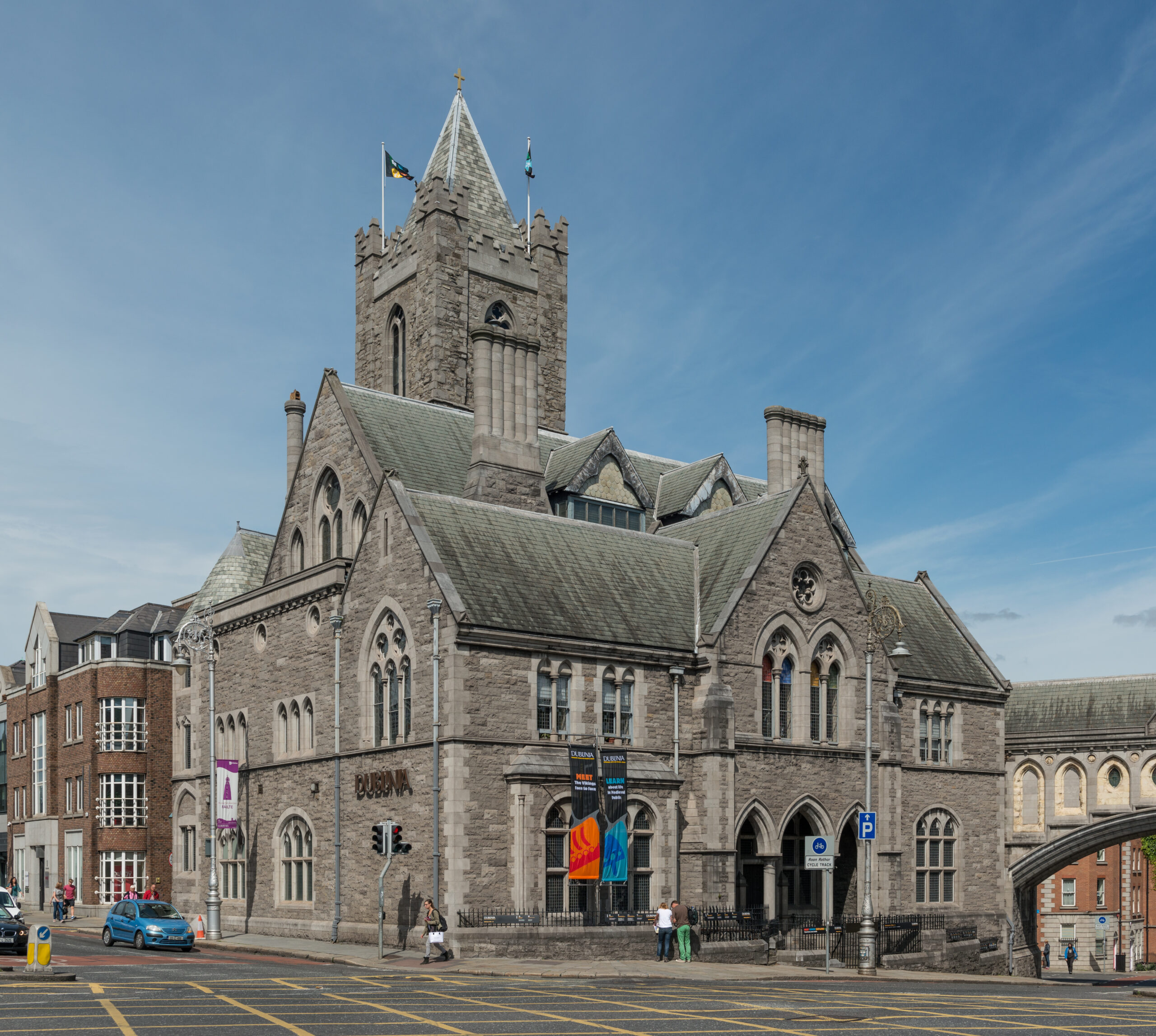 Dublinia museum and the former Synod Hall beside Christ Church Cathedral, Dublin