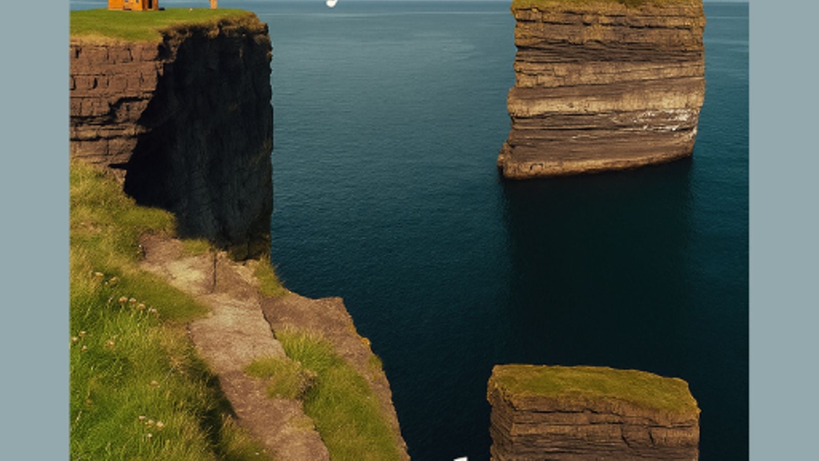 A winding road through the Wild Atlantic Way in Sligo and Mayo, Ireland