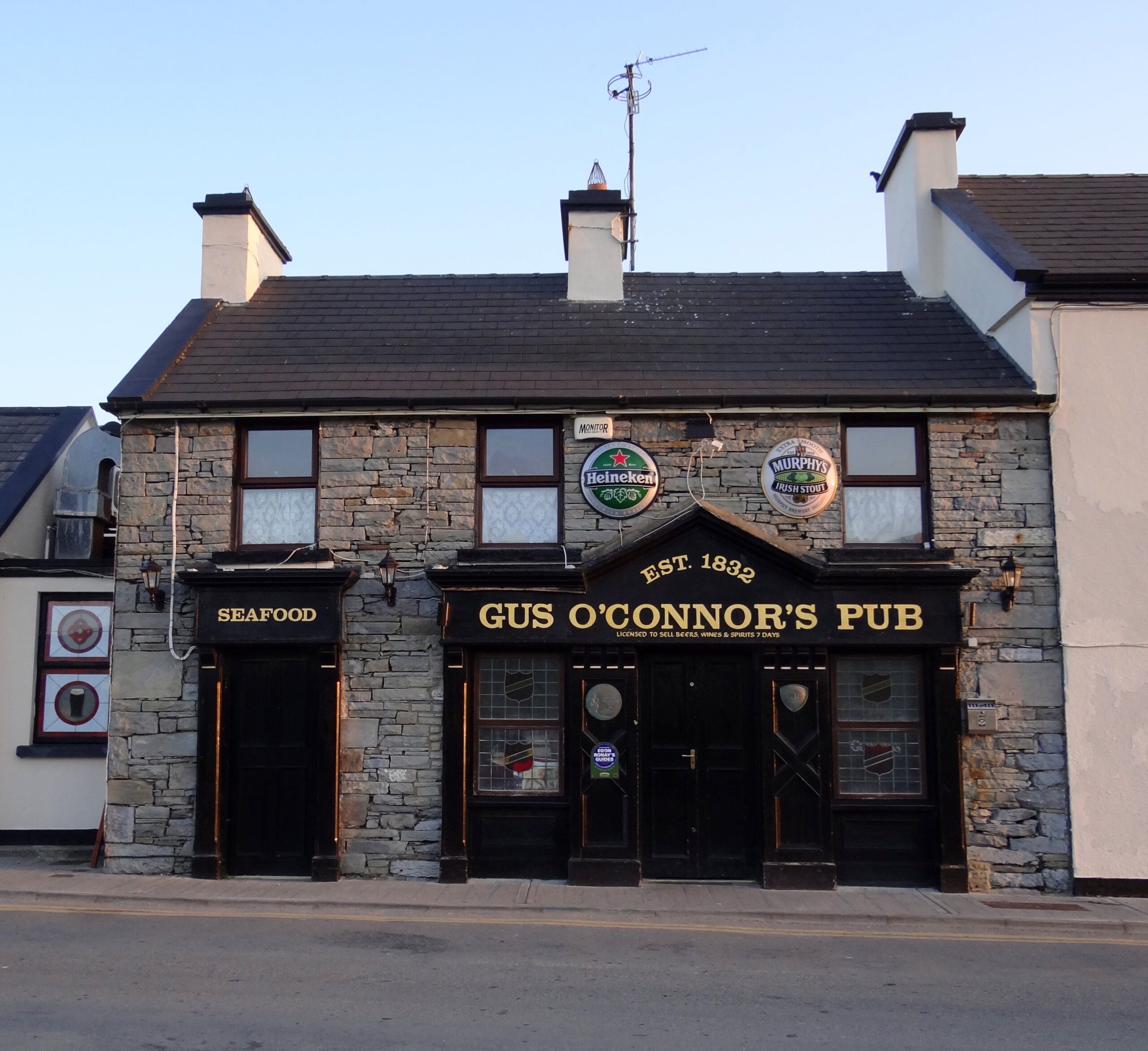 Gus O'Connor's Pub in Doolin, County Clare &mdash; the home of traditional Irish music sessions