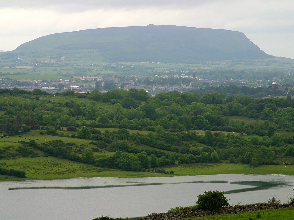 Queen Maeve's cairn on the summit of Knocknarea, County Sligo, Ireland