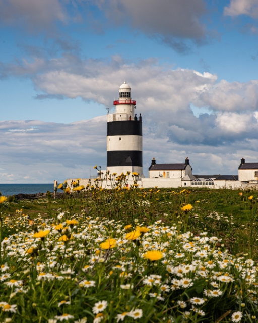 Hook Lighthouse on the Hook Peninsula in County Wexford, Ireland &mdash; one of the world's oldest working lighthouses