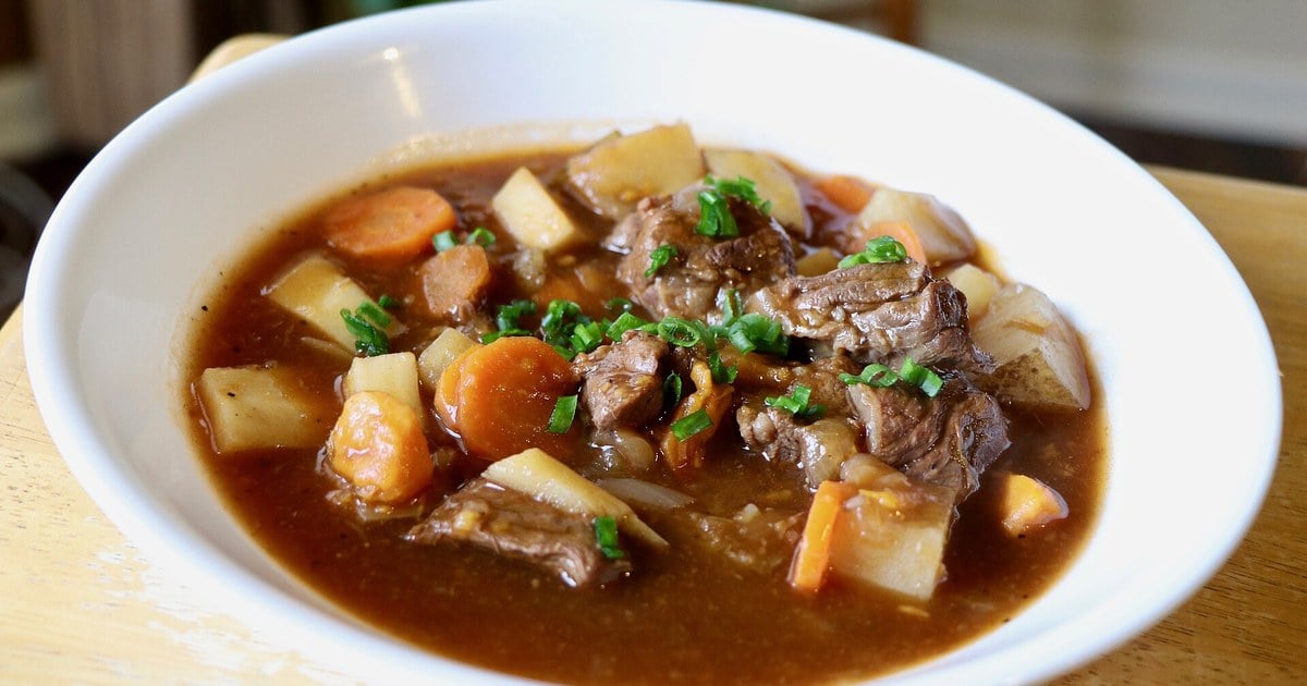 Irish beef and Guinness stew