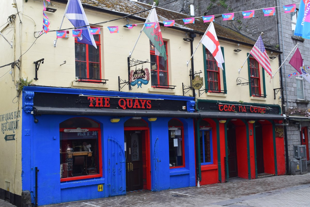 The Quays Bar, a traditional pub in Galway City