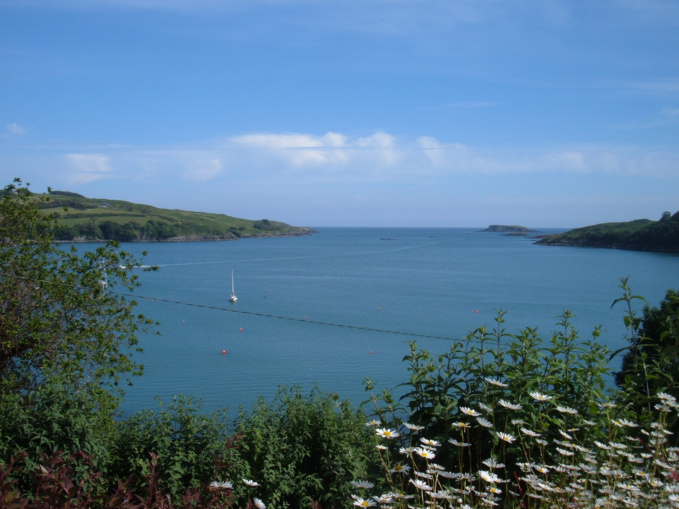 Glandore Harbour in County Cork, home of Tonn Chl&iacute;odhna &mdash; the wave named for the Irish goddess Cl&iacute;ona