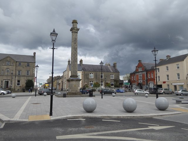 Emmet Square in Birr, County Offaly, Ireland