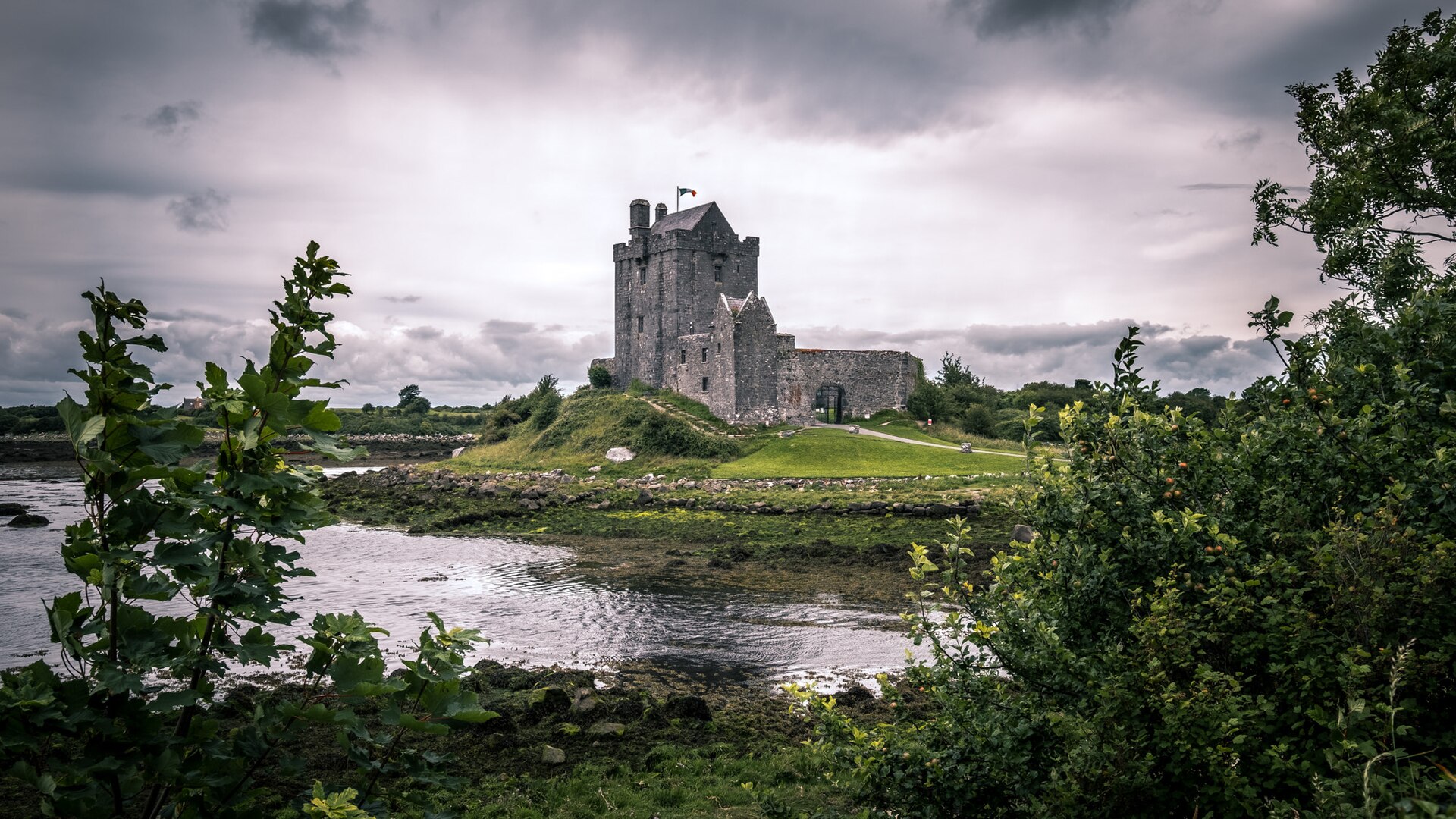 Dunguaire Castle on the shore of Galway Bay near Kinvara, County Galway, Ireland