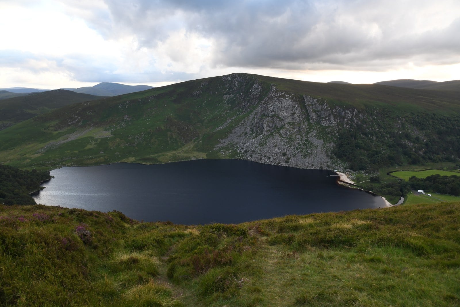 Lough Tay (Guinness Lake) in County Wicklow, Ireland