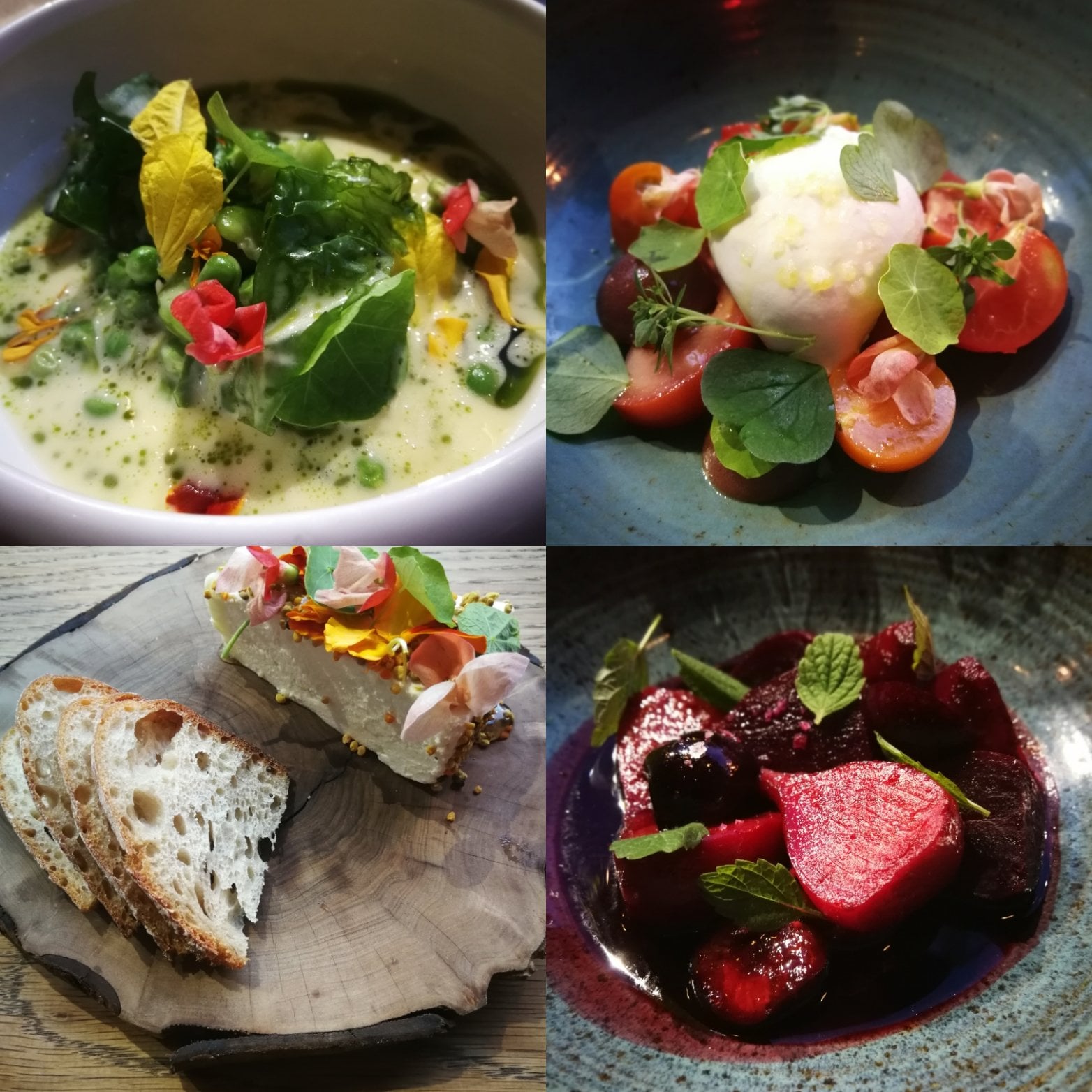 A beautifully presented modern Irish dish showcasing fresh local ingredients