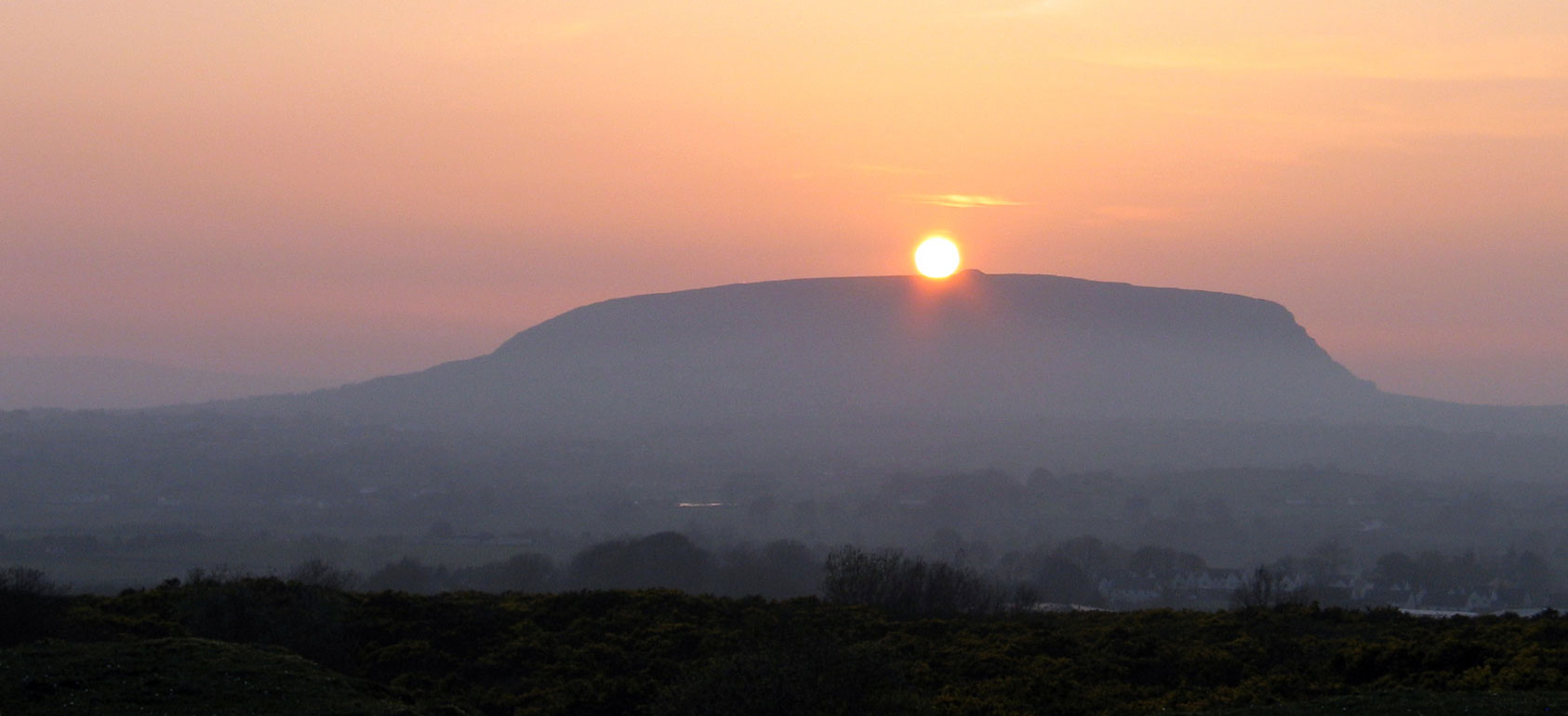 Miosg&aacute;n M&eacute;dhbh, the ancient cairn on Knocknarea, County Sligo, traditionally said to be Queen Medb's burial place