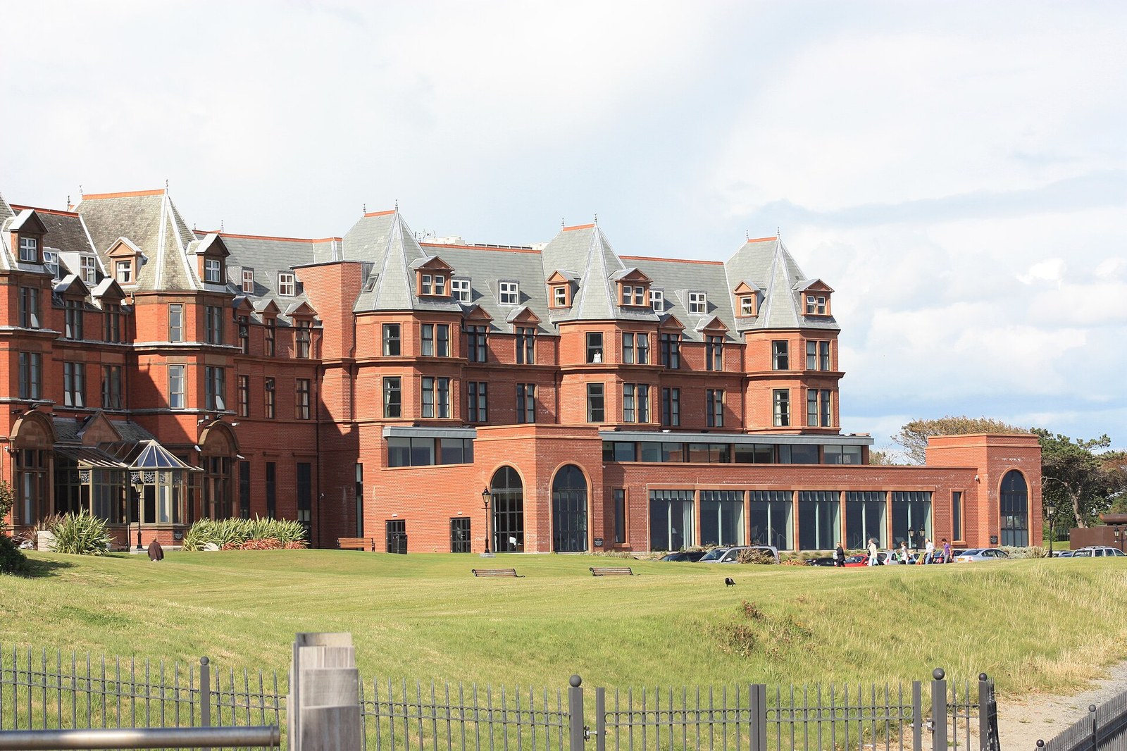 Slieve Donard Hotel on the seafront at Newcastle, County Down