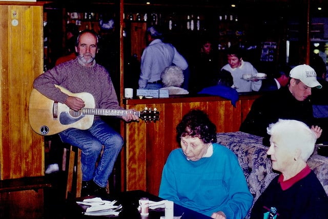 The warm interior of a traditional Irish pub, the kind of welcoming bar found across County Wexford