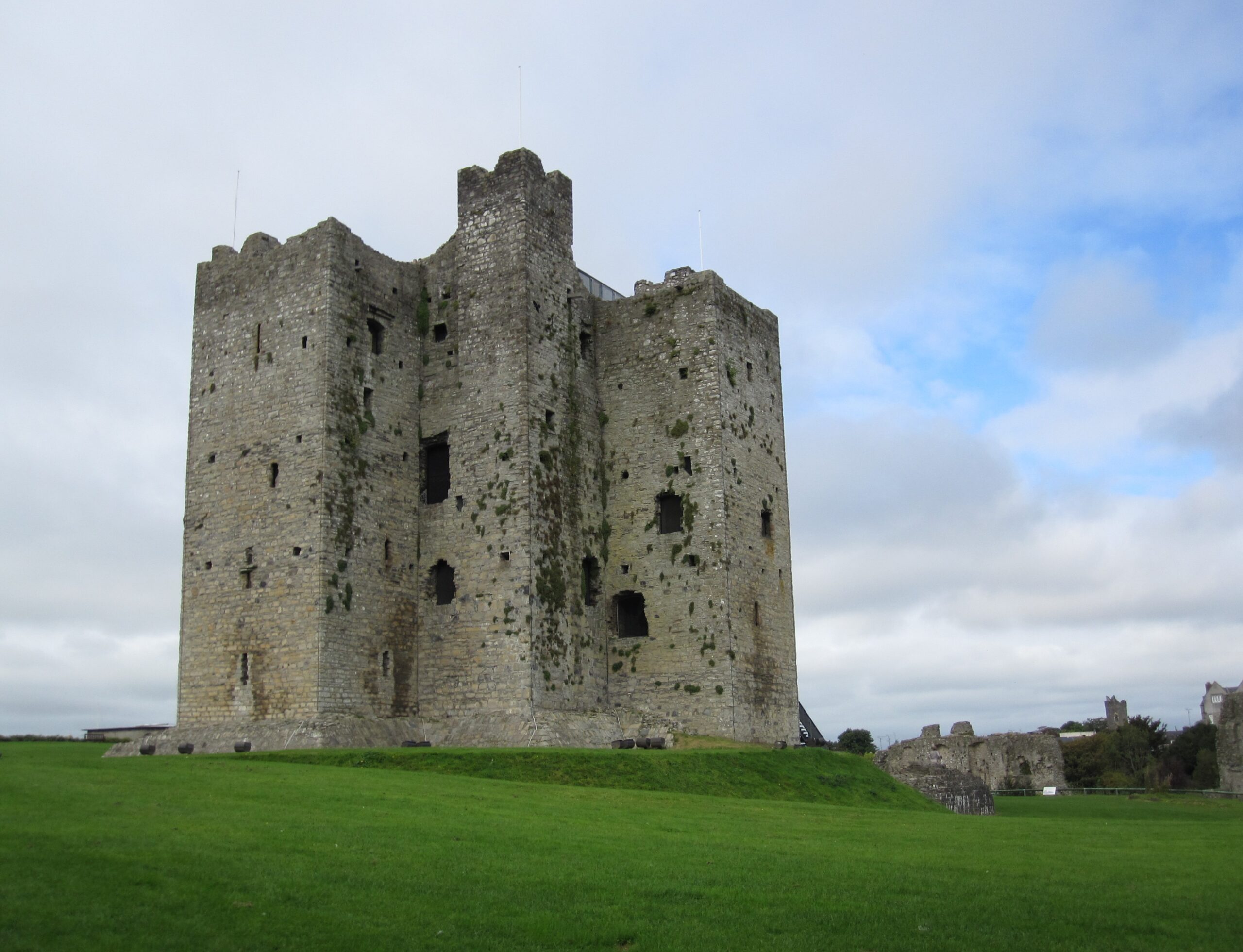 Trim Castle’s great keep on the River Boyne, County Meath, Ireland