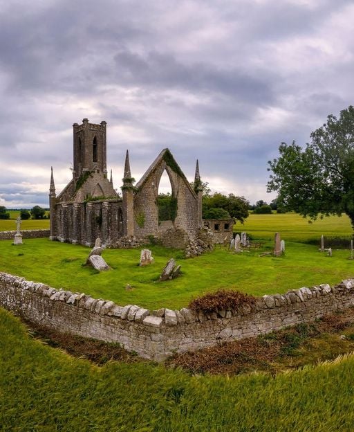 Ballynafagh Church and graveyard, County Kildare, Ireland