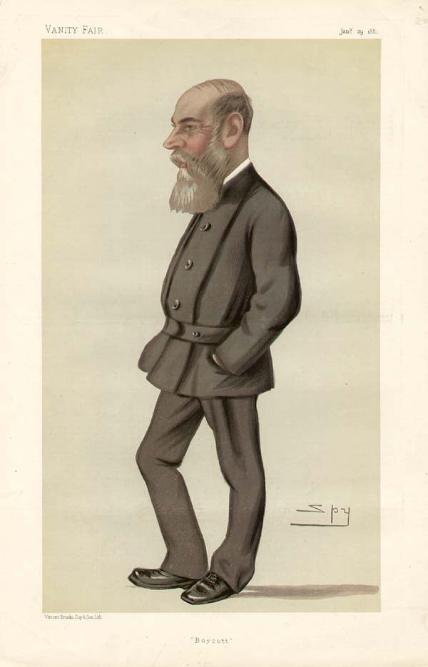 Captain Boycott: The Man Who Accidentally Gave His Name to Every Language on Earth