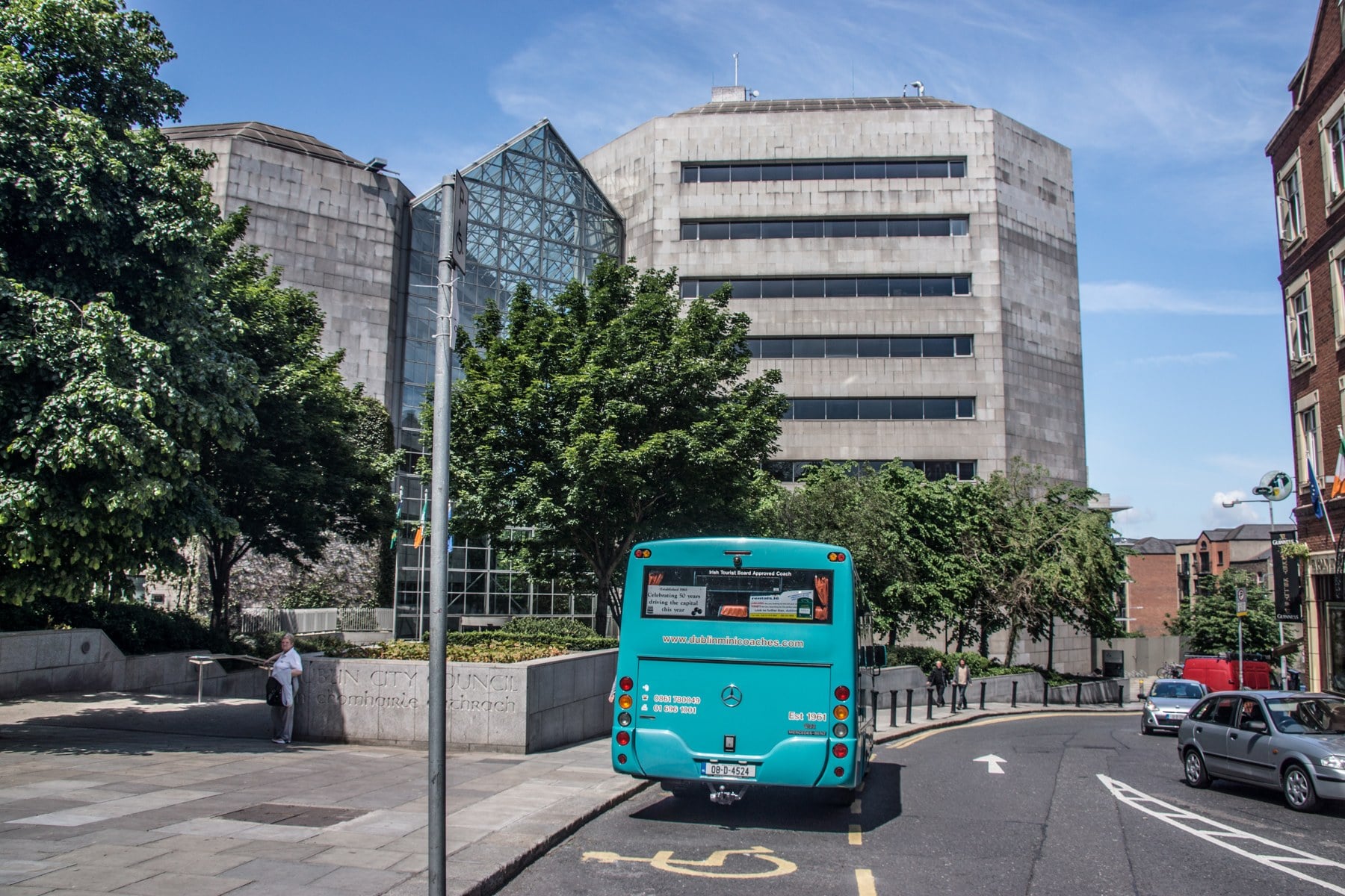 Dublin City Council's Civic Offices at Wood Quay, built on the site of the bulldozed Viking excavation